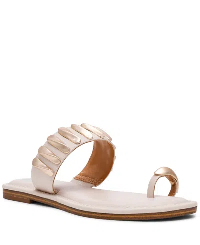 Dv Dolce Vita Women's Jayson Jewelry Embellished Thong Toe Ring Flat Sandals In Neutral