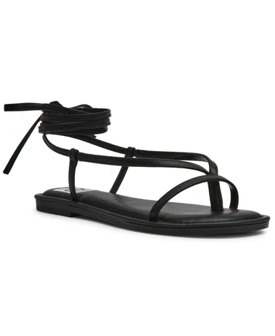 Dv Dolce Vita Women's Jipsy Strappy Lace-up Gladiator Flat Sandals In Black