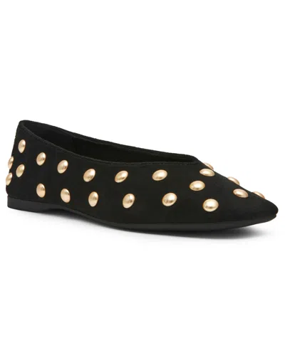 Dv Dolce Vita Women's Karma Studded Slip-on Flats In Black