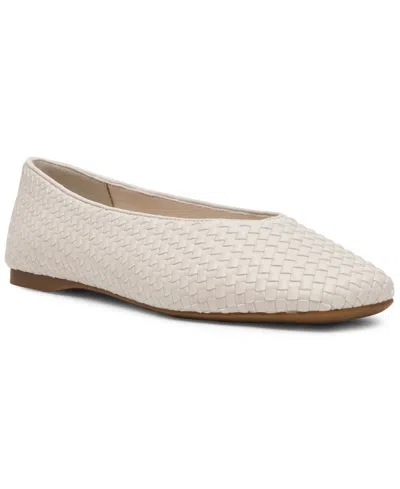 Dv Dolce Vita Women's Karma Woven Slip-on Flats In White