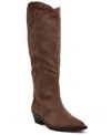 Dv Dolce Vita Women's Kit Knee-high Wide Calf Cowboy Boots In Brown