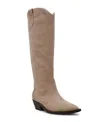 Dv Dolce Vita Women's Kit Knee-high Wide Calf Cowboy Boots In Brown