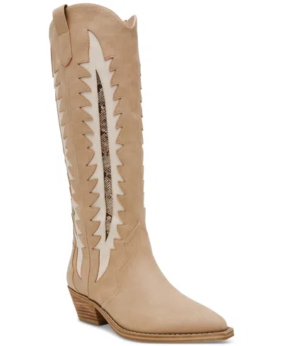 Dv Dolce Vita Women's Kresly Tall Western Boots In Sand Mutli