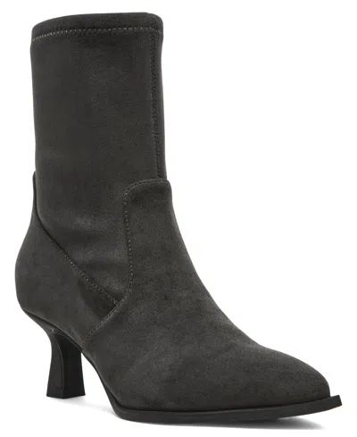 Dv Dolce Vita Women's Lalana Kitten-heel Sock Booties In Black