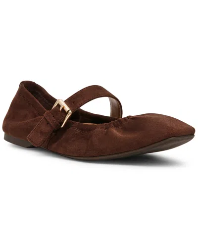 Dv Dolce Vita Women's Marria Scrunched Mary Jane Flats In Brown