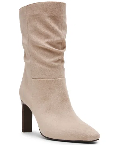 Dv Dolce Vita Women's Mathan Block Heel Slouchy Dress Boots In Neutral