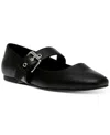 Dv Dolce Vita Women's Mellie Buckle Strap Mary Jane Flats In Black
