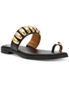 Dv Dolce Vita Women's Moon Embellished Thong Slide Flat Sandals In Black
