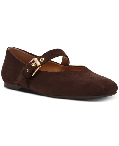 Dv Dolce Vita Women's Mulaney Buckle Mary Jane Flats In Brown