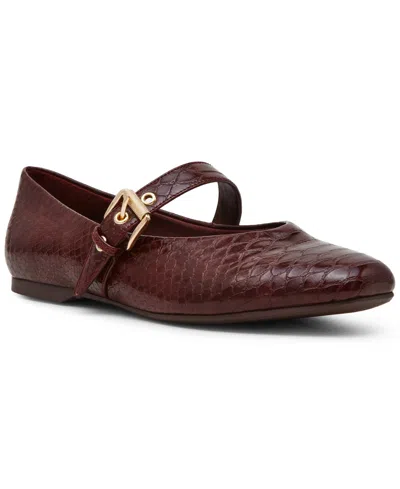 Dv Dolce Vita Women's Mulaney Buckle Mary Jane Flats In Burgundy