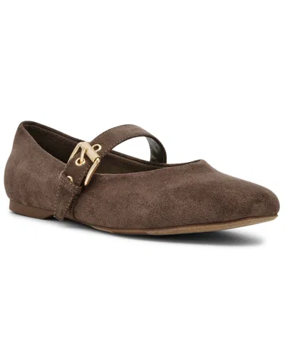 Dv Dolce Vita Women's Mulaney Buckle Mary Jane Flats In Brown
