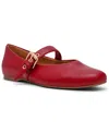 Dv Dolce Vita Women's Mulaney Buckle Mary Jane Flats In Red