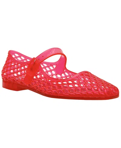 Dv Dolce Vita Women's Mulaney Jelly Buckle Mary Jane Flats In Red