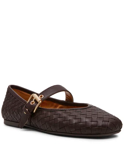 Dv Dolce Vita Women's Mulaney Woven Mary Jane Ballet Flats In Brown