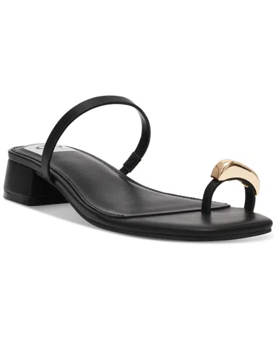 Dv Dolce Vita Women's Narra Toe-ring Block-heel Dress Sandals In Black