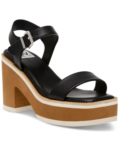 Dv Dolce Vita Women's Nelson Platform Block-heel Sandals In Black