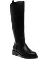 Dv Dolce Vita Women's Pennie Wide Calf Knee-high Riding Boots In Black Smooth