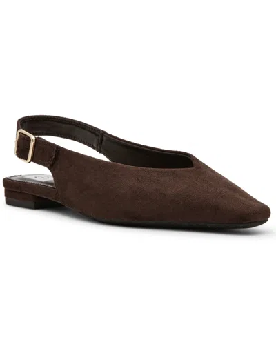 Dv Dolce Vita Women's Renada Snip Toe Slingback Flats In Brown