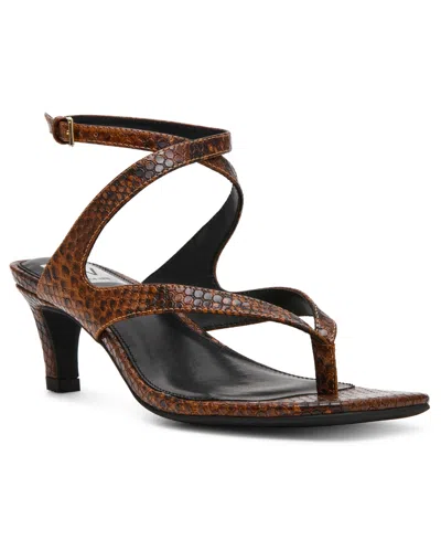 Dv Dolce Vita Women's Resst Thong Strappy Dress Sandals In Animal Print