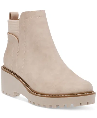 Dv Dolce Vita Women's Rielle Chelsea Lug Sole Booties In Dune