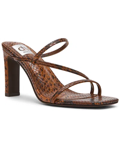 Dv Dolce Vita Women's Starlit Strappy Slip-on Dress Sandals In Animal Print