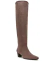 Dv Dolce Vita Women's Stryker Wide-calf Over-the-knee Pull On Heeled Boots In Brown