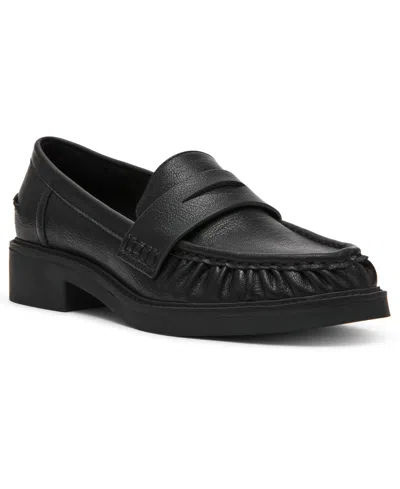 Dv Dolce Vita Women's Theyo Ruched Classic Loafers In Black
