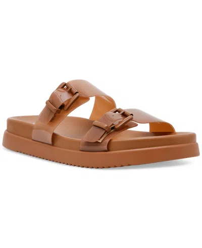 Dv Dolce Vita Women's Ubar Double Buckle Footbed Flat Sandals