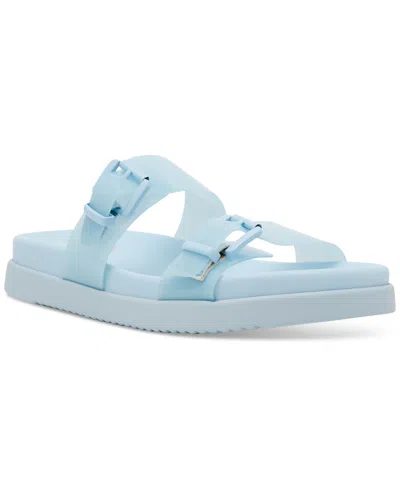 Dv Dolce Vita Women's Ubar Double Buckle Footbed Flat Sandals