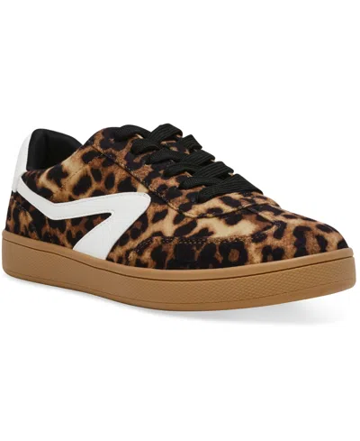 Dv Dolce Vita Women's Voyage Low Line Lace-up Sneakers In Brown
