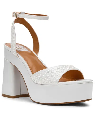 Dv Dolce Vita Women's Wizzard Platform Dress Sandals In White