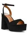 Dv Dolce Vita Women's Wizzard Two-piece Platform Block Heel Dress Sandals In Black