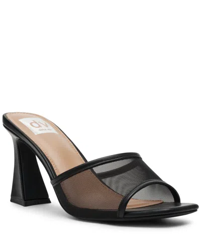 Dv Dolce Vita Women's Yossi Lace Mesh Slide Dress Sandals In Black