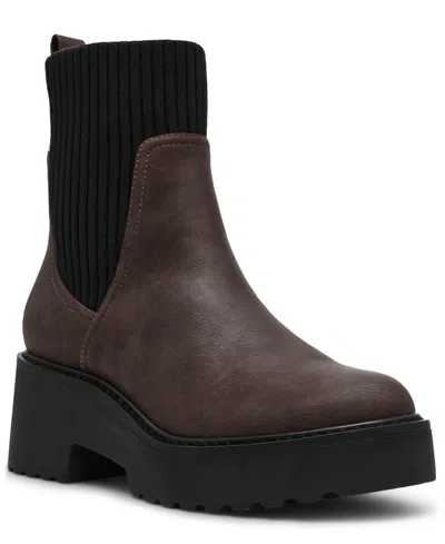 Dv Dolce Vita Women's Zepplin Lug Sole Chelsea Booties In Brown