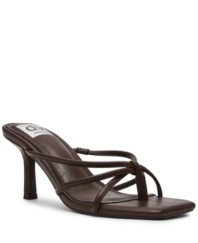 Dv Dolce Vita Women's Zini Strappy Kitten Heel Dress Sandals In Brown