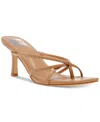Dv Dolce Vita Women's Zini Strappy Kitten Heel Dress Sandals In Caramel