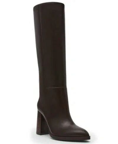 Dv Dolce Vita Womens Baronny Tall Dress Boots In Dark Brown