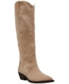 Dv Dolce Vita Womens Kit Knee High Cowboy Boots Regular Wide Calf In Brown