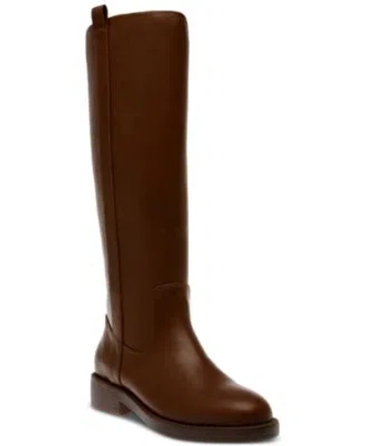 Dv Dolce Vita Womens Pennie Knee High Riding Boots Regular Wide Calf In Black Smooth