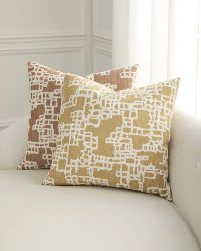 D.v. Kap Home Adessi Decorative Pillow In Brown