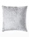 D.v. Kap Home Ballet Velvet Pillow - 24" In Silver