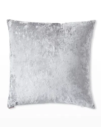 D.v. Kap Home Ballet Velvet Pillow - 24" In Silver