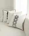 D.v. Kap Home Coleous Decorative Pillow, 24" Square In Jet