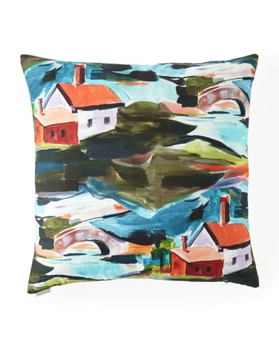 D.v. Kap Home Essex Throw Pillow In Multi Pattern