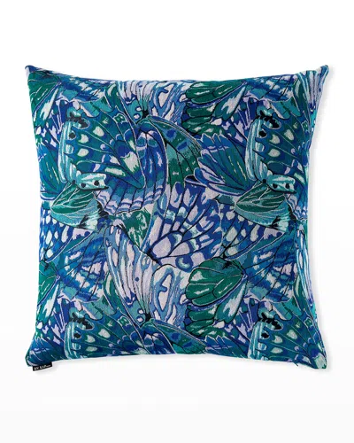 D.v. Kap Home Farfalla Decorative Pillow, 24" X 24" In Calypso