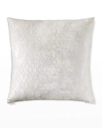 D.v. Kap Home Glisten Decorative Pillow, 24" X 24" In Pewter