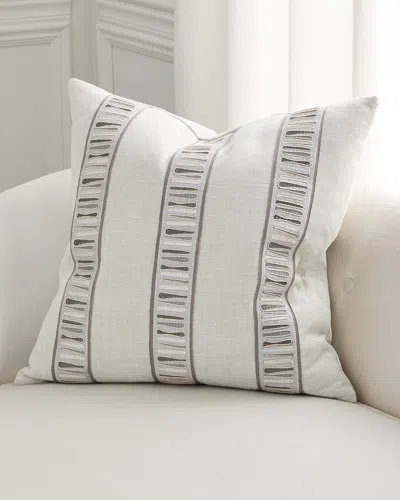 D.v. Kap Home Hera Decorative Throw Pillow, 24 Sq. In Neutral