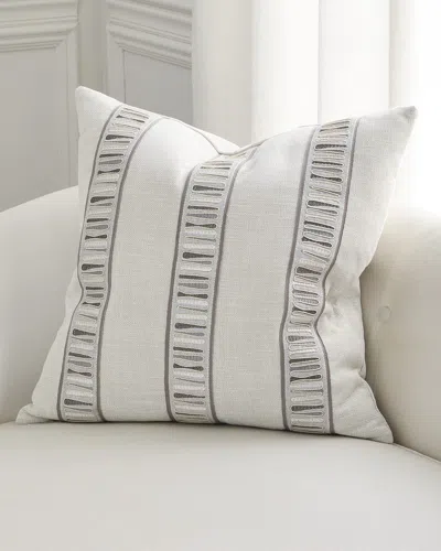D.v. Kap Home Hera Decorative Throw Pillow In White