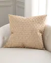 D.v. Kap Home Huma Fringed Decorative Pillow, 24" Square In Harvest
