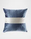 D.v. Kap Home Iridescence Band Baltic Pillow, 24"sq.